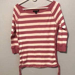 Lauren Ralph Lauren pink/white striped top